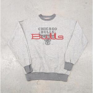 Vintage Early 90s Chicago Bulls NBA Red Script Sweater